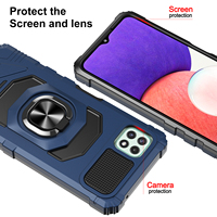 Étui de protection anti-chute pour Samsung Galaxy A15 A25 A35 A55 5G anneau béquille Alien armure antichoc étanche couverture de téléphone