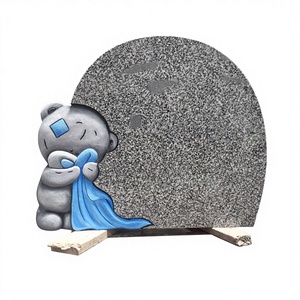 Escultura de Oso de Peluche Tradicional Americano para Lápida de Granito con 1 Año de Garantía - Product Image 5