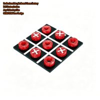 Jeu de société professionnel en acrylique, grand jeu de tic-tac-toe durable à 9 grilles, pour l'intérieur et l'extérieur, idéal pour les fêtes, vente en gros directe usine
