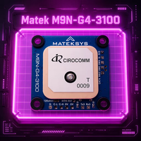 Antenne patch Mateksys M9N-G4-3100 M9N GPS RM3100 Boussole 25x25mm DroneCAN UART pour Avion RC Longue Portée Pièces de Drone FPV