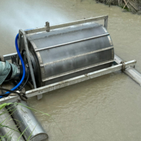Filtre d'extraction d'eau pour l'irrigation, 10 pouces, rotatif, autonettoyant, respectueux des poissons, à entraînement hydraulique pour l'agriculture