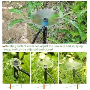 Système d'irrigation goutte à goutte pour légumes de jardin 13-30cm Arrosage et irrigation Bubbler réglable avec piquet - Product Image 2