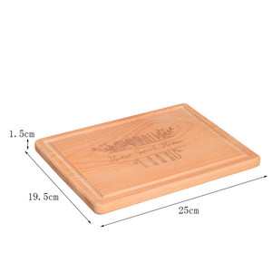 Planche à découper en bois Hengyao Crafts 25x20x1.5cm, gravée personnalisée « Home Sweet Home » pour la cuisine - Product Image 5