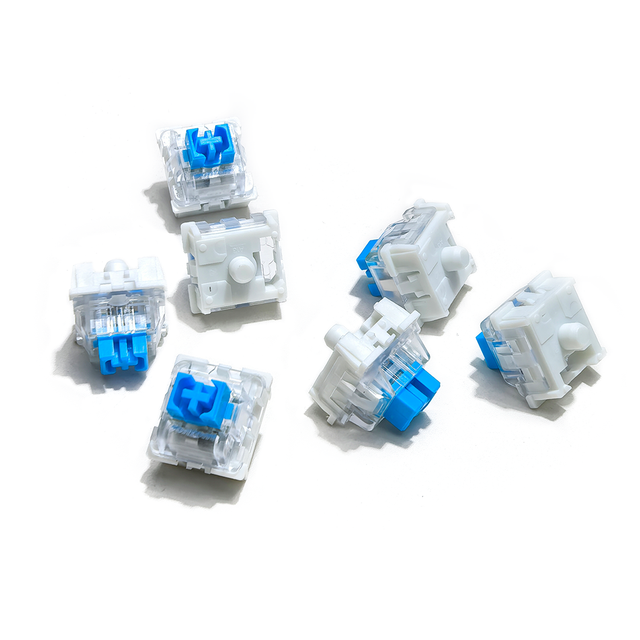 Keycaps in Stock Mechanical Keyboard with Blue Red and Brown Switches Customizable DIY Hot-swappable Cross-axis Sound
