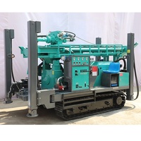 Nouvelle machine de forage rotative hydraulique complète Whirlwind pour puits d'eau, alimentée au diesel, diamètre de forage 200 mm, moteur de pompe électrique