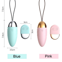 Kabellose Fernbedienung Klitoris-Stimulator Vibrierende Unterwäsche Elektrisches Ei-Vibrator für Frauen Sexspielzeug