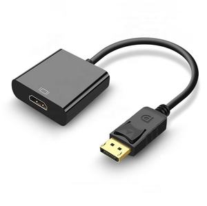 Adaptateur <span class=keywords><strong>Displayport</strong></span> vers <span class=keywords><strong>HDMI</strong></span> 1080P, câble actif vers <span class=keywords><strong>HDMI</strong></span>, haute qualité, 10 pièces, adaptateur DP vers <span class=keywords><strong>HDMI</strong></span> HD, cordon plaqué or - Product Image 1
