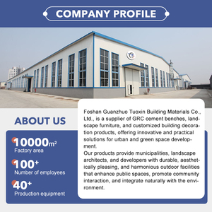 Thương Mại Tùy Chỉnh Hiện Đại Quảng Trường GRC Bê Tông Ánh Sáng Màu Xám Bên Ngoài Sử Dụng Lớn Hộ Gia Đình Trồng - Product Image 5