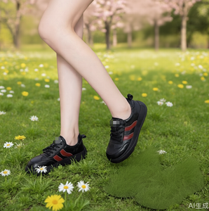 Chaussures de marche décontractées simples en cuir de vachette de première couche - Product Image 2