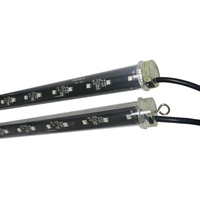 Projecteurs LED RGB programmables IP67 pour extérieur, tubes de projection pour décorations de Noël, scène, club, bar, 12V