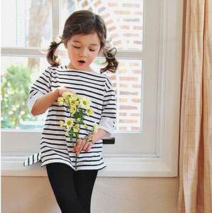 Online Shopping <b>Cheap</b> Plain Half Black Half White <b>Light</b> up T Shirt - Product Image 1