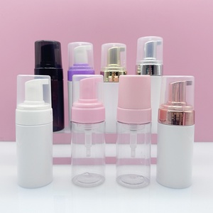 <b>Empty</b> <b>Plastic</b> Foam Pump <b>Bottle</b> 30ml 50ml 60ml 100ml 120 150ml 200ml clear pink Black PET Facial Cleanser Mousse Foam Pump <b>Bottle</b> - Product Image 5