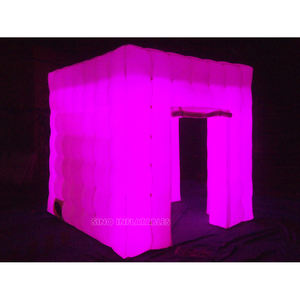 8'x8' 컬러풀 LED 인플레이터블 포토 부스 홍보용 포토 부스 제조업체 제공 - Product Image 5