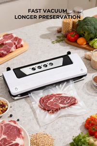Scelleuse <span class=keywords><strong>sous</strong></span> <span class=keywords><strong>vide</strong></span> électrique automatique multifonctionnelle portable pour la cuisine domestique, pour aliments, cuisson <span class=keywords><strong>sous</strong></span> <span class=keywords><strong>vide</strong></span>, viande, emballage compact, sur table - Product Image 4