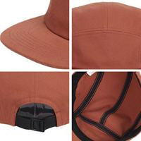 Fabrieksprijs 5 Panel Sport Baseball Cap Zwart Skateboarden Originele Kamp Verstelbare Hoed Voor Mannen En Vrouwen