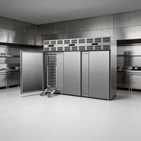 Mesin Pendingin Cepat Multifungsi Berbahan Stainless Steel dengan Kompresor, 36 Tray, Dua Pintu, Bersertifikasi CE untuk Pengolahan Makanan