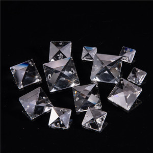 Đèn chùm thủy tinh bộ phận pha lê rõ ràng vuông Bead MH-12596 - Product Image 2