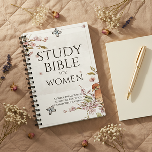 Carnet d'étude biblique Wenshun A5 à spirale, plan de lecture biblique sur 52 semaines, <span class=keywords><strong>journal</strong></span> de prière pour la dévotion quotidienne chrétienne, cadeau religieux - Product Image 2