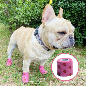 Fasciatura autoadesiva avvolgente traspirante Vet Wrap Vetrap coesive bendaggio pronto soccorso per animali domestici atletico elastico involucro autoaderente - Product Image 6