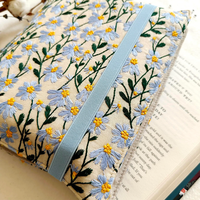 Sac à main de voyage en coton, manches rembourrées, protecteur de livre idéal en voyage, couverture de livre anti-poussière