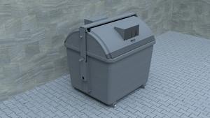 Contenedor de Basura con Pedal de Carga Lateral de 3200 Litros - Product Image 3