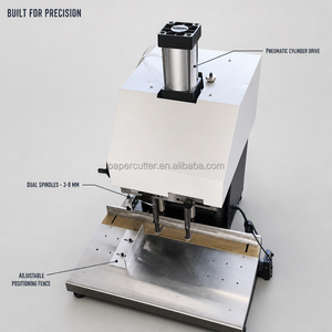 Máquina Perforadora de Bolsas de Papel Dapeng de Doble Orificio, Perforadora de Libros para Encuadernación - Product Image 3