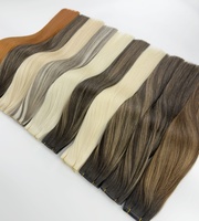 Greathairgroup Genius Soft & Lightweight Thin Weft Hair That Can Be Cut No Return Genius Weft Top Grade Russian Hair Extensions
