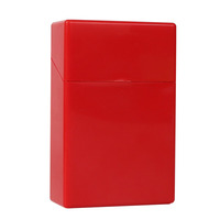 Étui à cigarettes en plastique de couleur unie, distributeur personnalisé, boîte d'affichage, vente chaude, avec logo personnalisé