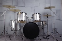 Factory Wholesale Professional Adult 5 Drums 2/3/4 Cymbals Jazz Drum Set Musical Instrument
