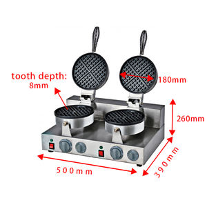 Machine à gaufres double nid d'abeille verticale belge à quatre espaces Mini Commercial Industriel Gaz/Électrique <span class=keywords><strong>Cuisinart</strong></span> Ménage - Product Image 6