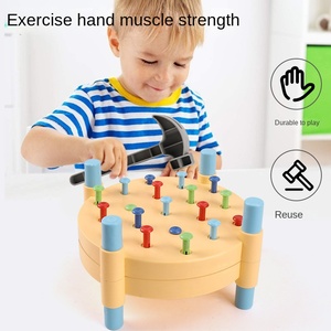 Montessori-Jouets en bois pour enfants, éducation précoce, <span class=keywords><strong>jeu</strong></span> de construction, vente directe d'usine - Product Image 2