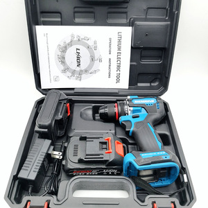 Lithium Electric Drill 21V 50Nm Brushless Motor Cordless <b>Power</b> <b>Tool</b> With Two Batteries And Charger - Product Image 1