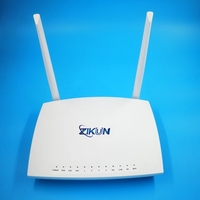 Akıllı ev ağ geçidi ZC-521 GPON ONU 1GE + 3FE LAN portu + 2.4G 5G AC WIFI ONU HGU ONT GEPON ONU için FTTH