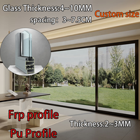 Proveedor de Ventanas de PU, Perfil de Fibra de Vidrio Pultruido Personalizado, FRP, GRP, Perfil Estructural de Fibra de Vidrio Ligero para Uso Industrial