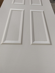 Panel de Puerta Interior de MDF Moldeado con Acabado <span class=keywords><strong>en</strong></span> Madera Pintada de Blanco, Diseño Moderno, Panel de Puerta Interior Moldeado con Imprimación Blanca - Product Image 5
