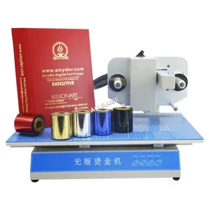 Small Office Digital Hot Stamping Printer Book Cover Hot Foil Machine Aluminum Gold Foil Printer