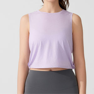 Sports Tank Top Loose Yoga Wear Quick-Dry Breathable Short Sleeve <b>T</b>-<b>Shirt</b> Running Fitness <b>Sleeveless</b> Cover Up - Product Image 5