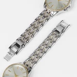 רצועת סגסוגת שעון קוורץ לנשים באיכות גבוהה עם לוגו להתאמה אישית