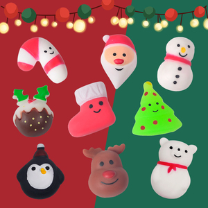 Juguetes Blandos de Santa Claus de Alta Calidad para Navidad, Juguetes Kawaii para Apretar, Mini Juguetes de TPR Suaves para Fiestas, Regalos para Niños - Product Image 4