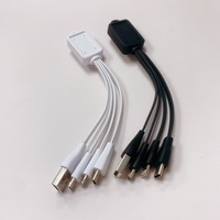 Câble de charge multi-USB 3-en-1 pour téléphone portable avec gaine TPE, batterie externe et support de téléphone – Chargeur promotionnel personnalisé