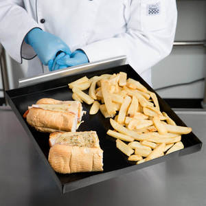 Plateau en maille antiadhésif noir Panier de gril Accessoires de barbecue résistants à la chaleur pour barbecue en plein air Plateau en maille de gril de légumes de viande croustillante - Product Image 6