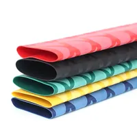 5 색 비 슬립 열 수축 포장 튜브 낚싯대 손잡이 절연 보호 폴리올레핀 라켓 손잡이