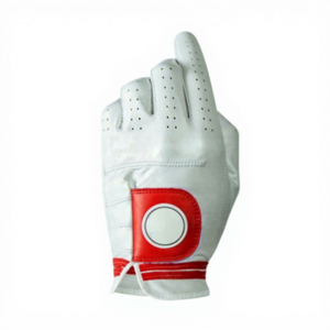 Gants de golf MUDASSAR SPORTS GG/130 en cuir véritable imperméables, couleur personnalisée, fermeture à boucle, vente en gros à bas prix, best-sellers - Product Image 4