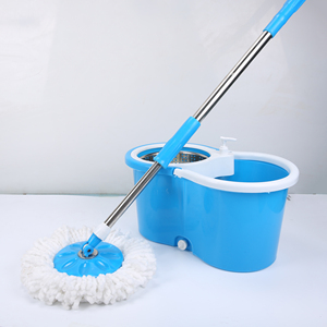 Set Secchio con Mocio Rotante a Pressione Manuale <span class=keywords><strong>per</strong></span> <span class=keywords><strong>Casa</strong></span>, Asciugatura a Centrifuga, Risparmio di Fatica, Rotazione a 360° - Product Image 1