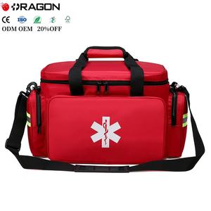 携帯用赤色ナイロン製パーソナル救急キット（旅行・家庭用）マニュアル付き救急用品医療キット - Product Image 4