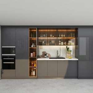 Gabinetes de Cocina Personalizados de Foshan, Listos para Armar, Muebles de Gabinete Modernos, Juego de Gabinetes Interiores, Venta al por Mayor - Product Image 1