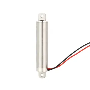 Mini actuador lineal de elevación eléctrica, carrera de 10mm, 50mm, 100mm, velocidad de 8/mms, interruptor de límite interno de Motor eléctrico de bajo ruido para molde