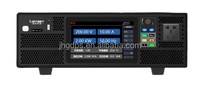 Alimentation électrique industrielle à fréquence variable programmable 3-100KVA, sortie unique RS232, réglable 45-400Hz, protections contre les surcharges