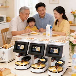 Mesin Penggoreng Telur Otomatis Multifungsi Komersial Semikron Smart Electric Stainless Steel 304, 1 Telur 40 Detik - Product Image 5