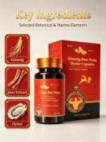 Tägliche Vitalitätsunterstützung für Männer: Ginseng-Hirschpenis-Austern-Brausetabletten für die Ernährung erwachsener Männer